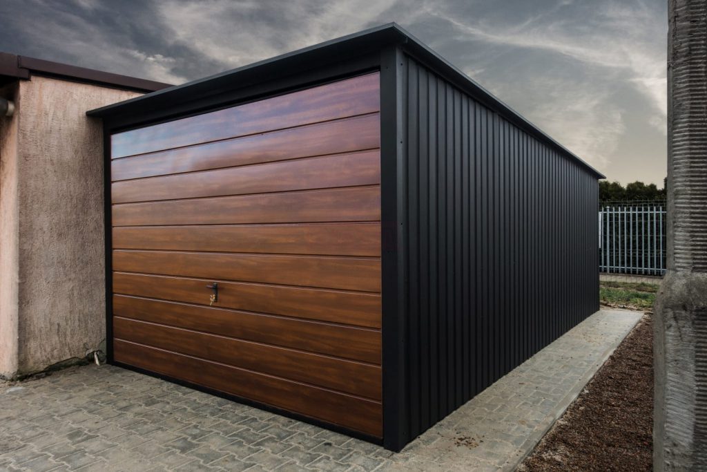 metal garage oak